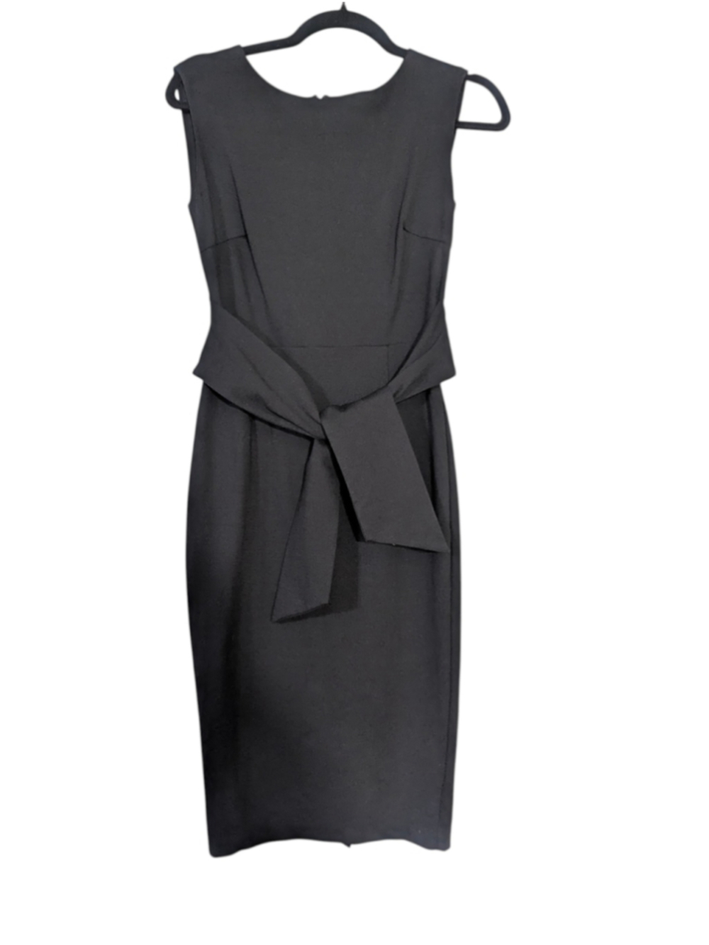 Boden Black Ponte Midi Dress Size 2 - Picture 2 of 13